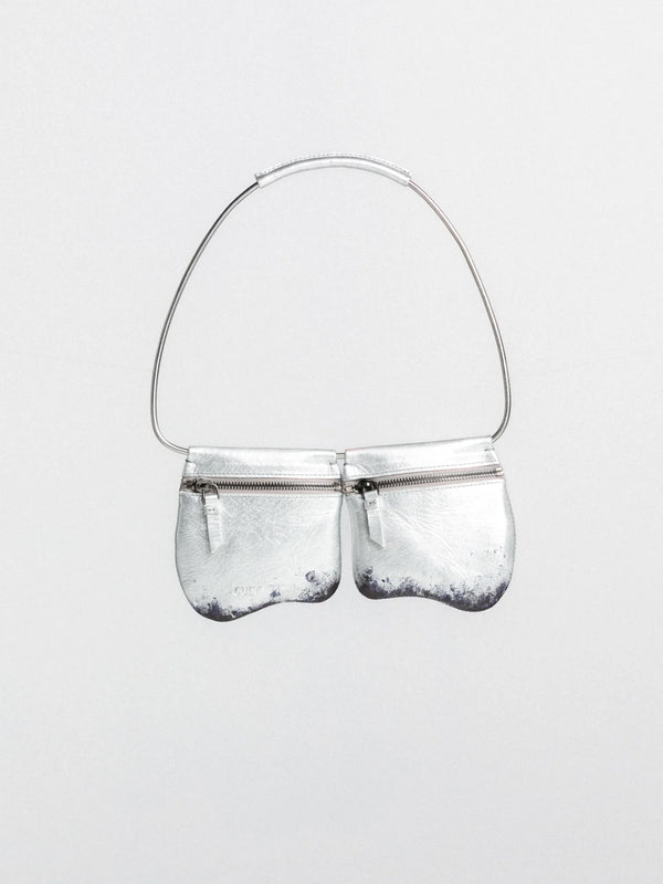 Silver Partly Cloud Bag