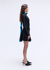 Black Rink Mini Skirt