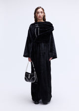 Black Faux-Fur Coat