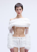 Nessie Faux-Fur Top