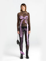 Leopard Dissolved Bow Top