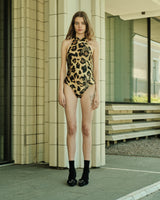 LEOPARD FIGURE SWIMSUIT