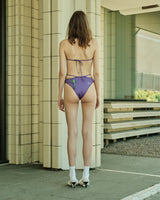 PURPLE SPIRAL DESIGN BIKINI SET