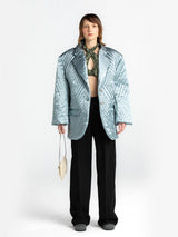 Gray Yorgan Blazer Jacket