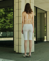 WHITE FLORAL DESIGN TIGHTS