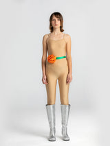 Nude Long Jersey Catsuit