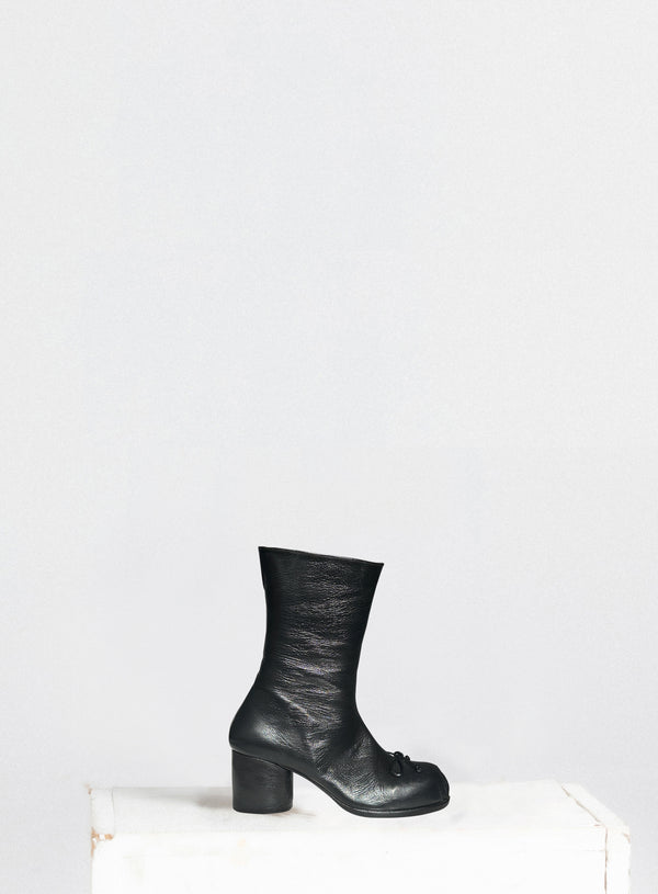 Black Bow Boots
