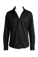 Bow Detailed Black Shirt