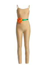Nude Long Jersey Catsuit