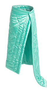 Turquoise Yorgan Blanket Skirt