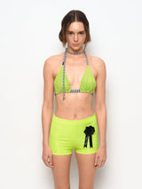 Neon Green Pesthemal Bikini Top