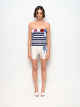 White Ribbon mini short