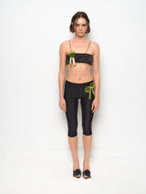 Black Ribbon midi tights