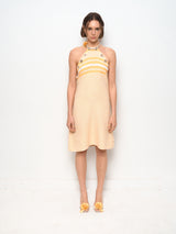 Pesthemal Apricot Midi Dress
