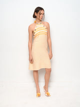 Pesthemal Apricot Midi Dress