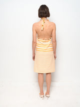 Pesthemal Apricot Midi Dress