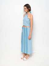 Pesthemal Blue Maxi Skirt