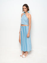 Pesthemal Blue Maxi Skirt