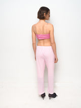 Pink Raf Ribbon Striped Trousers
