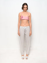 Grey Raf Ribbon Striped Trousers