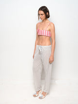 Grey Raf Ribbon Striped Trousers