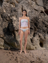 White Spiraldesign Top