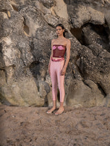 Pink Pearlwork Tights