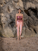 Pink Pearlwork Tights