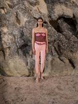 Pink Pearlwork Tights