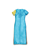 THREE COLOR YORGAN DRESS