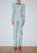 Baby Blue Longsleeve Catsuit