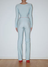 Baby Blue Longsleeve Catsuit