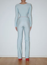 Baby Blue Longsleeve Catsuit