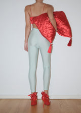 Red Yorgan Maxi Clutch