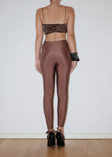 Brown Yorgan Belt Maxi Tights