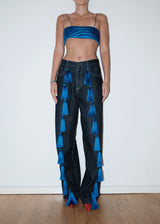 Deep Blue Yorgan Bra