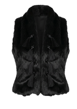 Black Monno Fur Top