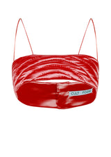 Red Yorgan Bra