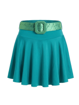 GREEN MINI YORGAN BELT Skirt