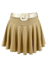 NUDE MINI YORGAN BELT Skirt