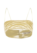 CREAM YORGAN BRA