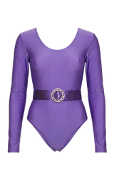 PURPLE LONG SLEEVE YORGAN BELT BODY