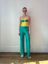 Green Yorgan Belt Pants