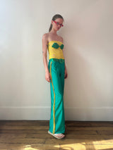 Green Yorgan Belt Pants