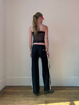 Black Yorgan Belt Pants
