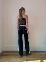 Black Yorgan Belt Pants