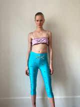 Pink Argyle Embroidery Yorgan Bra