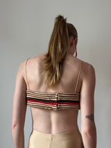 Exclusive Papercut Tube Bra Nude