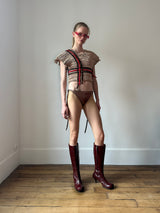 Exclusive Papercut Tube Top