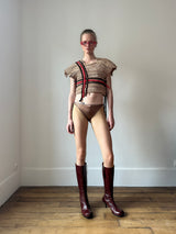 Exclusive Papercut Tube Top